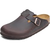 Birkenstock Unisex Boston Clog,Habana Oiled Leather,41 M EU