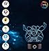 3D Optical Illusion Night Light - 7 LED Color Changing Lamp - Cool Soft Light Safe For Kids - Solution For Nightmares - DC Comics Justice League Superman