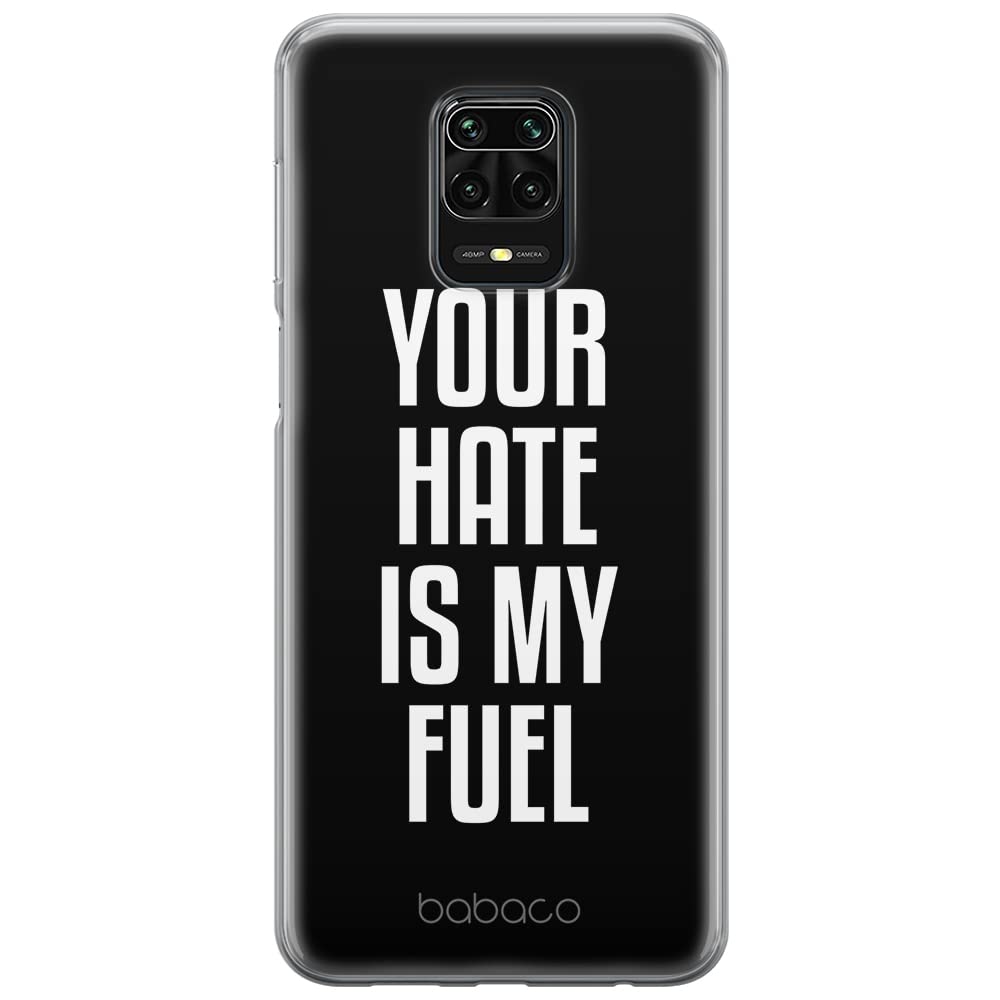 Babaco ERT GROUP mobile phone case for Xiaomi REDMI NOTE 9 PRO/ 9S original and officially Licensed pattern My fuel 002 optimally adapted to the shape of the mobile phone, case made of TPU