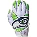 Franklin Sports Youth Football Receiver Gloves For Kids, NFL Team Logos and Silicone Palm , Medium/Large