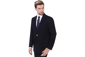P&L Men's Classic Fit Blazer Elegant Suit Jacket Stretch Sport Coat for Business Daily Wear, Regular and Big & Tall Sizes