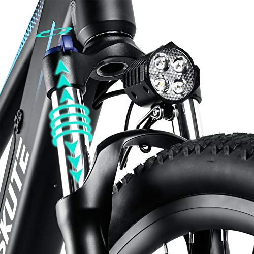 ESKUTE Netuno 27,5" Elektrische Mountainbike, Bafang Achtermotor 250W, 36V 14,5Ah SAMSUNG Batterij, Shimano 7 Versnellingen, Maximale Snelheid tot 25 km/u - Image 6