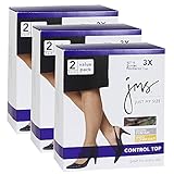 Just My Size Women`s Set of 3 Smooth Finish Control Top RT - Best-Seller!
