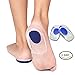 Silicone Heel Cups,Junyulim Silicone Heel Pads For Bone Spurs Pain Relief Protectors of Your Sore or Bruised Feet .Can Be Hand Washable, Reusable( 1 pairs)
