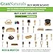 GranNaturals Hair Brush - Boar Bristle & Nylon - Oval Hairbrush for Thick, Long Hair - Women's Hair Care