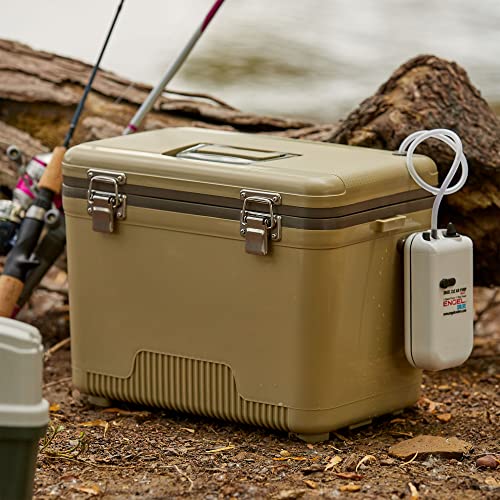 Bait Bucket Airshi Live Bait Box, Worm Bait Holder Grey