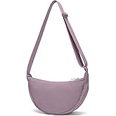 YIKOEE Crescent Bag for Women Men Small Sling Crossbody Bag with Half Moon Shape