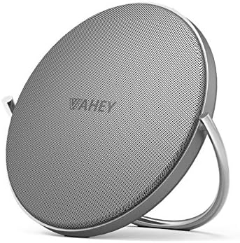 WAHEY Bluetooth Speaker, Portable Outdoor Speaker with 2×5W Bass Sound, 24-Hour Playtime for iPhone/iPod/iPad/Phones/Tablet/Echo dot (Silver)