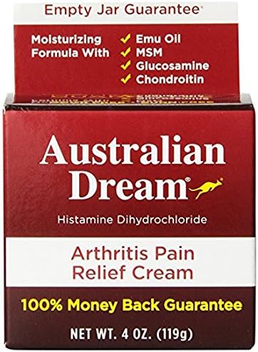 Australian Dream Arthritis Pain Relief Cream, 4 Ounce - Pack of 2