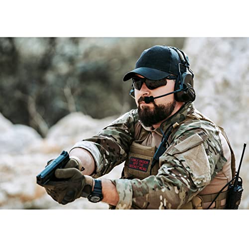 TACVEL 2Pcs I ONLY Order Off The Secret MENU Patch Embroidered Funny Badge Milltary Patch, Hook & Loop Patch for Caps, Backpacks, Clothes, Vest, Military Uniforms, Tactical Gears Etc