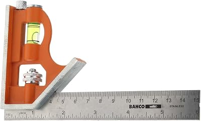 Bahco CS150 150mm Combination Square with Level and Scriber