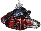 Old World Christmas Ornaments: Chain Saw Glass Blown Ornaments For Christmas Tree (32162)