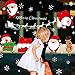 SWORNA Holiday Series SN-55 Merry Christmas Santa Claus Elk Sleigh Removable Vinyl DIY Wall Window Door Mural Decal Sticker for Retail Store/Coffee House/Restaurant/Supermarket/Dress Shop 27