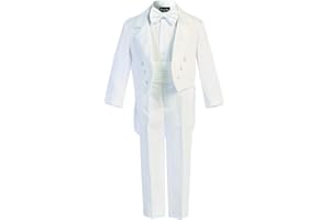 OLIVIA KOO Boy's Classic Ring Boy Signature Tuxedo Set with Tail