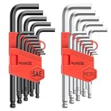 Meiwaltee Allen Wrench Set, 26PCS Metric