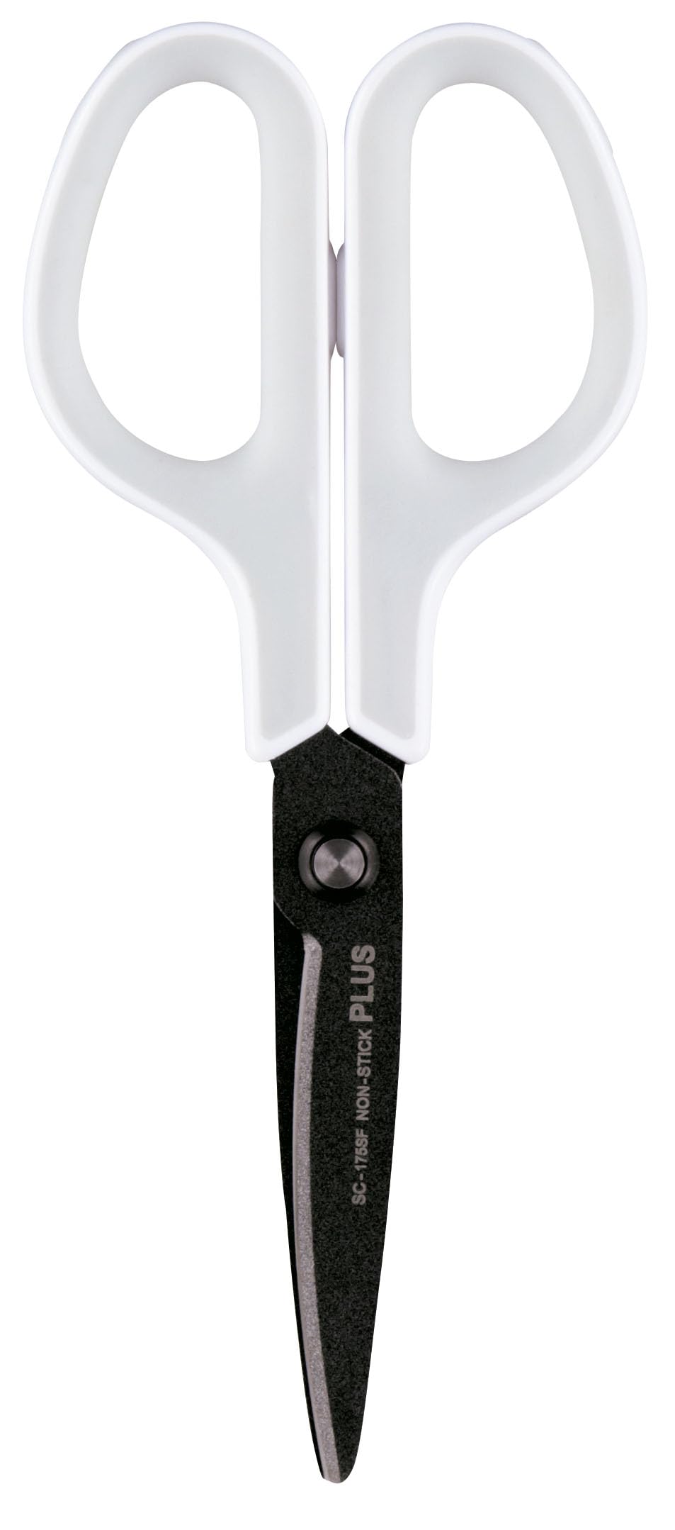 PLUS Japan, Fitcut Curve Fluorine-Coated Scissor in White-Grey, 17,5cm Lenght