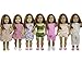 ZITA ELEMENT 7 Sets American Doll Clothes and Dress for 18 Inch Girl Doll Accessories | Clothes, Dress, Pajamas, Beach Wear for 18