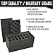 MY CASE BUILDER 24 Pistol Magazine Foam Insert | Ammunition Mag Storage for .50 Caliber Ammo Cans - 3 Piece Set Pre-Cut Military Grade Polyethylene Foam (Ammo Can Not Included)