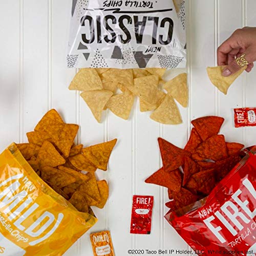Taco Bell Tortilla Chips Fire Flavor Fiery GlutenFree Tortilla