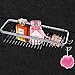 TENOVEL SB1001PC Wire Basket Wall Mount,Corner Shower Caddy Stainless Steel,Bathroom Shower Organizer Soap Caddy,Polished Finish