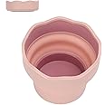 Portable Collapsible Paint Brush Washer, Silicone Washing Bucket Brush Holder Cleaner Painting Water Cup for Watercolor Acryl