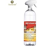 Pet Urine Stain & Odor Remover Spray -- for Dogs & Cats Owners: Clear, Clean, Advanced Enzyme Blend Formula - Pleasant Green Tea Scent : Color Safe & Effective for Clothing, Rugs, Counter-Tops & Floor