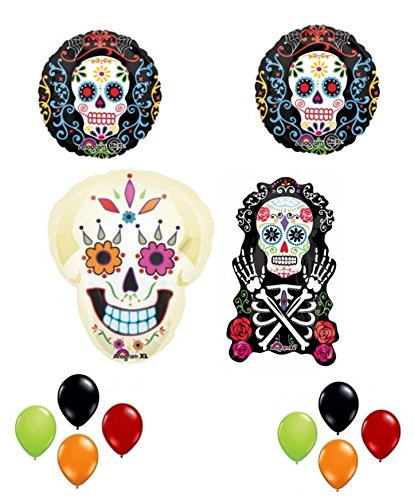 Sugar Skulls Day of the Dead Balloon Decoration Kit