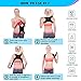 Posture Corrector for Men Women - Discreet Under Clothes Comfortable Back Straightener - Back Posture Corrector - Posture Brace for Neck Shoulder Back Pain Relief (Medium(26-43 Inch))