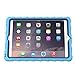 Apple iPad Air 2 Hideaway with Stand Light Blue Gumdrop Cases Silicone Rugged Shock Absorbing Protective Dual Layer Cover Case