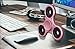 Fidget Spinner Toy Tri-Spinner Fidget Toy Stress Reducer With Premium Bearing Hand Fidget Spinner Perfect For, ADD, ADHD, Anxiety, and Autism Adult Children (Rose Gold)