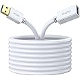 USB 3.0 Extension Cable 10 ft White, VCZHS USB Extender USB Extension Male to Female for USB Flash Drive, Card Reader, Hard D