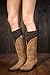 Short Women Crochet Boot Cuffs Winter Cable Knit Leg Warmers