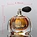 Ballerina Old Fashion Style Perfume Bottle with Black Mesh Atomizer Hand Blown Art Glass