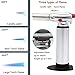 Kitchen Torch Butane Refillable - ZLLREEY Professional Cooking Food Blow Torch - Chef Culinary Creme Brulee Baking Dessert Torch With Adjustable Flame, Butane Gas Not Included