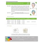 51OwObS0L9L. SS150 Valutek-VTBFCW-21-Polypropylene-Bouffant-Cap-21-inch-Diameter-White-100-Pieces