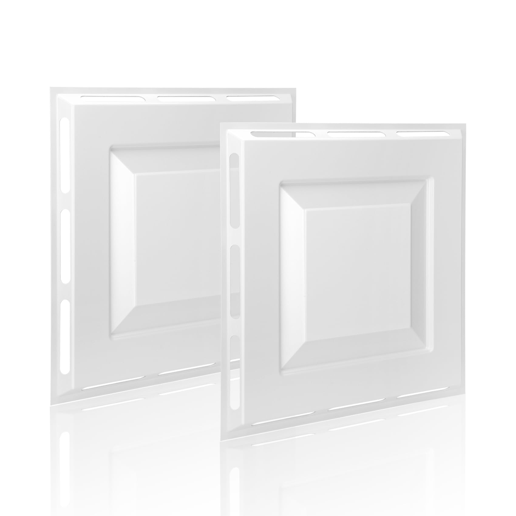 Photo 1 of 2-Pack 4-Way Ceiling Air Diverter 24"x24", Air Diverter for 2'x2' Ceiling Grid, Tool-Free Installation, Airflow Redirector for Offices, Classrooms, and Commercial Spaces