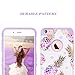 6S Plus Case,iPhone 6 Plus Case Purple,Fingic Floral Pineapple&Snowflake Thin Case Hard PC&Soft Rubber Anti-Scratch Shockproof Phone Case for iPhone 6/6S Plus,Floral Pineapple/Purple
