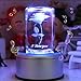 LIWUYOU Colorful Rose 3D Crystal Music Box I Love You Romantic, Bluetooth Base