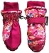 N'Ice Caps Girls and Toddlers Thinsulate and Waterproof Printed Mittens