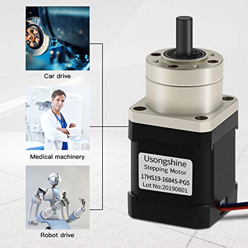 Usongshine 27:1 Planetary Gearbox Nema 17 Stepper Motor DIY CNC 3D Printer