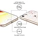 MOSNOVO White Floral Flower Petal Pattern Designed for iPhone SE 2020 Case/Designed for iPhone 8 Case/Designed for iPhone 7 Case - Clear