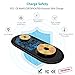 Fast Wireless Charger, ZealSound Qi-Certified Wireless Charging Pad Station 10W/7.5W5/W Ultra Slim【Case Friendly】【 Ultra Slim Portable】 Tempered Glass for All Qi Enabled Phones and Watch (Black)