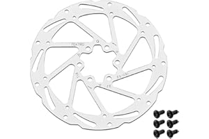 TEKTRO 52 Series Bicycle Disc Brake Rotor For Maximum Control | 180mm Diameter, 6-Bolt Pattern | 1.8mm Thickness