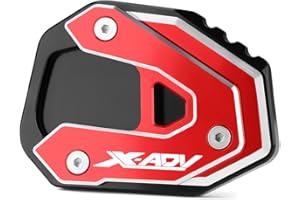 Velospeed Kickstand shoe For Honda X-ADV 750 2021-2024 Motocycle CNC Kickstand Side Stand Enlarge Extension Pad X-ADV 750 lower 2023 Accessories (red)