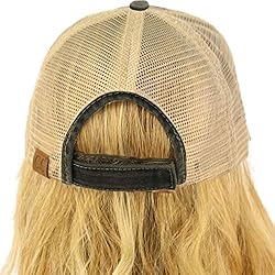 C.C Ponycap Messy High Bun Ponytail Adjustable Mesh