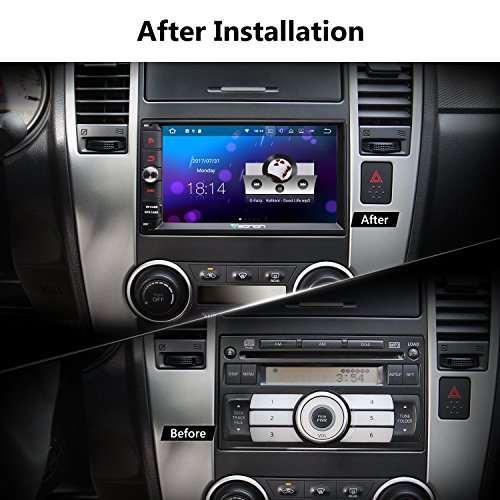2019 Car Head Unit, Eonon Android 8.1 Double Din Car Stereo Radio 7" 32GB ROM Car GPS Navigation Head Unit, Support Fastboot Bluetooth, WiFi Connection (NO DVD/CD)- GA2175 (GA2165)