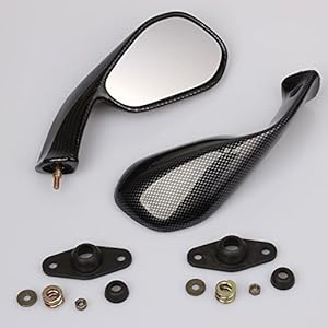 Spiegelset carbon look geschikt voor Aprilia RS 50 125 250 Extrema/Replica
