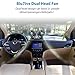 Electric Car Fan, Dual Head 2 Speed 12V Cooling Air Circulator - 360 Degree Rotatable Auto Fan for Sedan SUV RV Boat Auto Vehicles Golf Cart by Blu7ive