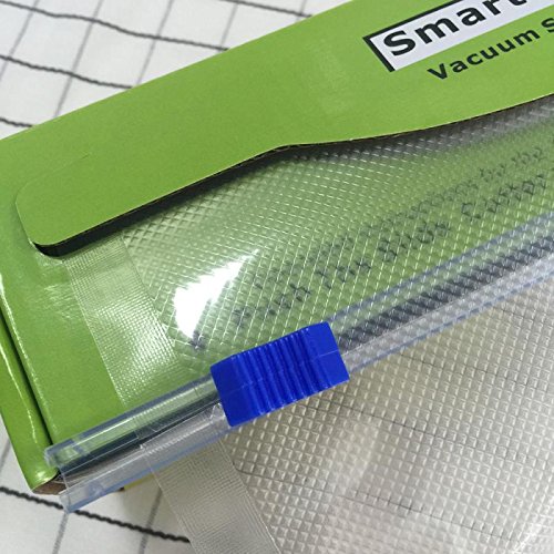 Vacuum Sealer Rolls with Cutter 6 Pack 6" x16.5' and 8" x16.5' Food Storage Bags Rolls Commercial Grade Bag for Foodsaver and Sous Vide - Thumbnail 2