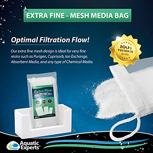 Mesh Filter Media Drawstring Bags Pouches are Ideal Aquarium